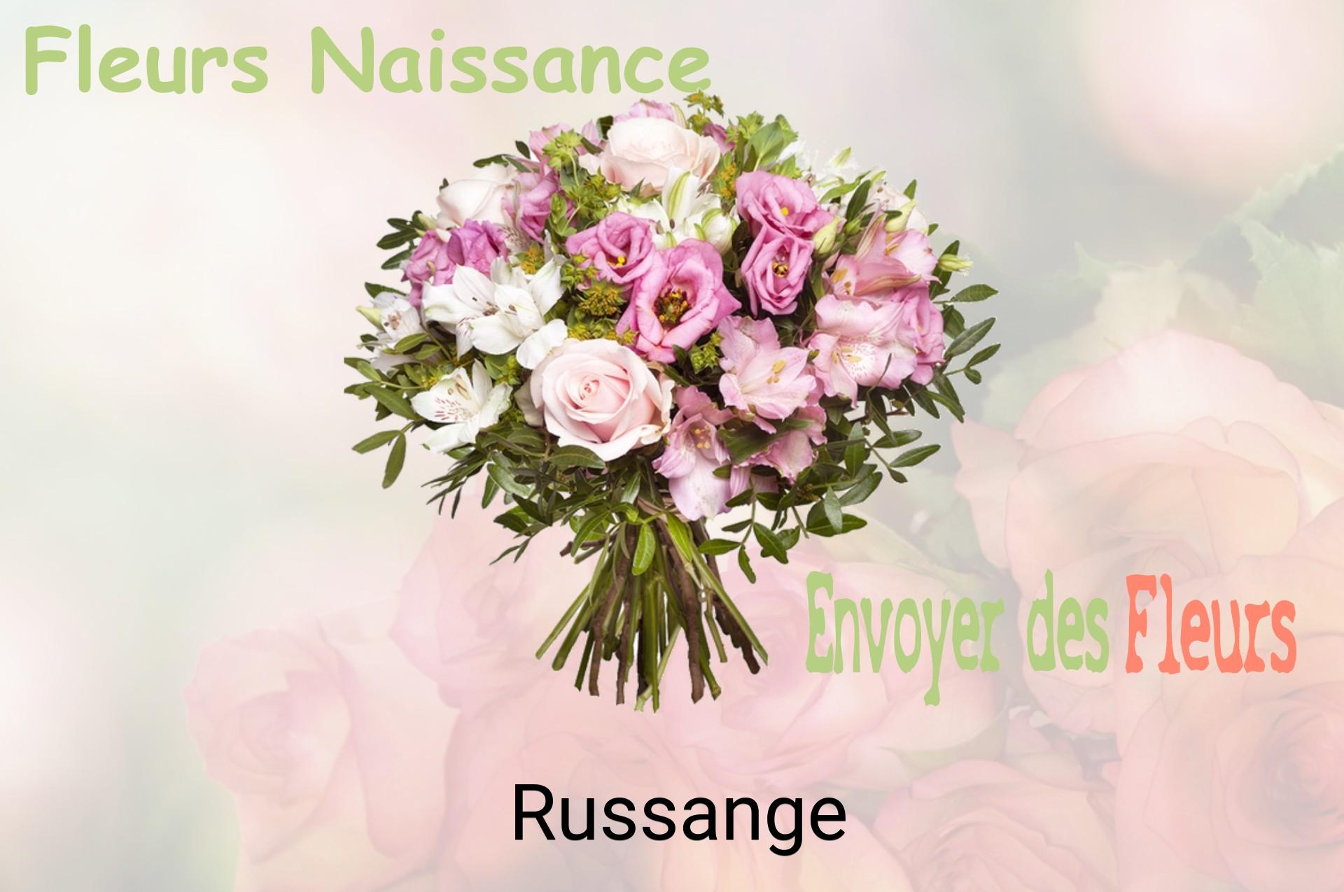Bouquet de fleurs de naissance livré à Russange